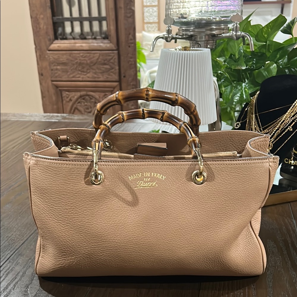 Gucci Bamboo Shopper Tote bag with bamboo handles